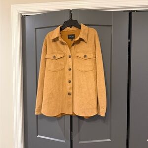 Love Tree Camel Button-Up Jacket